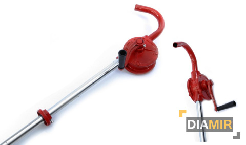 POMPA POMPKA RĘCZNA do paliwa oleju NA KORBĘ korbowa 60L/min 2,5cm