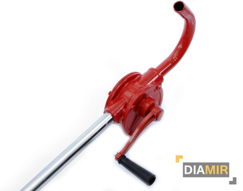 POMPA POMPKA RĘCZNA do paliwa oleju NA KORBĘ korbowa 60L/min 2,5cm