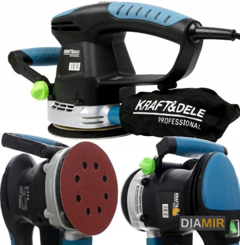 SZLIFIERKA oscylacyjna MIMOŚRODOWA 125mm 1200W