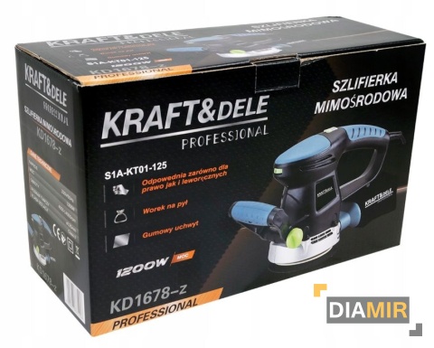 SZLIFIERKA oscylacyjna MIMOŚRODOWA 125mm 1200W