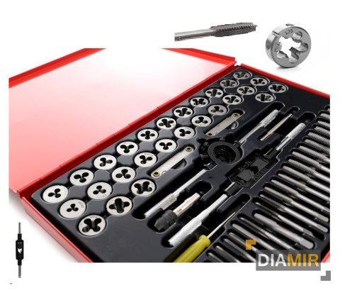 Zestaw 60el. GWINTOWNIKI NARZYNKI