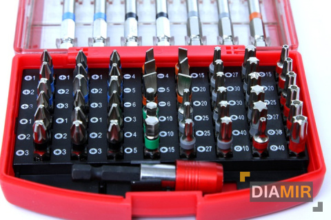 Zestaw bitów 56el do wkrętarki