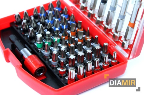 Zestaw bitów 56el do wkrętarki