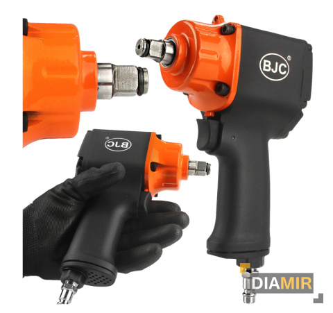 KLUCZ pneumatyczny UDAROWY BJC 1/2" MINI GUN