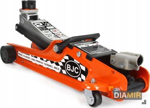 PODNOŚNIK żaba samochodowy 2,5T niskoprofilowy guma WALIZKA BJC