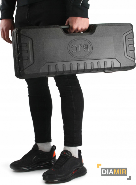 PODNOŚNIK żaba samochodowy 2,5T niskoprofilowy guma WALIZKA BJC