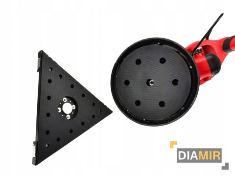 Szlifierka do GIPSU gładzi ŻYRAFA 1500W + Trójkąt + LED