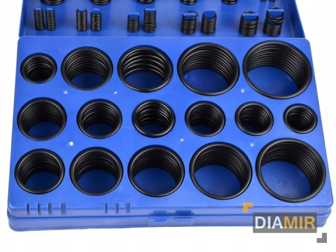 Zestaw 419el. oringów ORINGI uszczelki olejoodporne