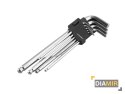 Komplet 9el. KLUCZE TORX extra długie 1.5 - 10.0mm 9 - 23cm