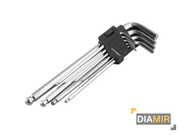 Komplet 9el. KLUCZE TORX extra długie 1.5 - 10.0mm 9 - 23cm