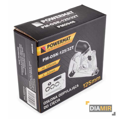 OSŁONA przeciwpyłowa odsysająca DO SZLIFIERKI 125mm