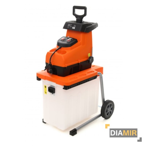 Rębak ROZDRABNIACZ siekacz elektryczny 2800W + KOSZ do gałęzi