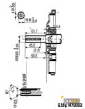 SILNIK SPALINOWY 7.0HP 7KM 19mm czeterosuwowy