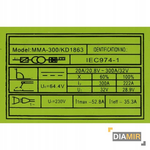 SPAWARKA INWERTOROWA 300A inwerterowa + zestaw