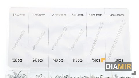 ZAWLECZKI PROSTE zestaw ZAWLECZEK ROZGINANYCH 1000el.