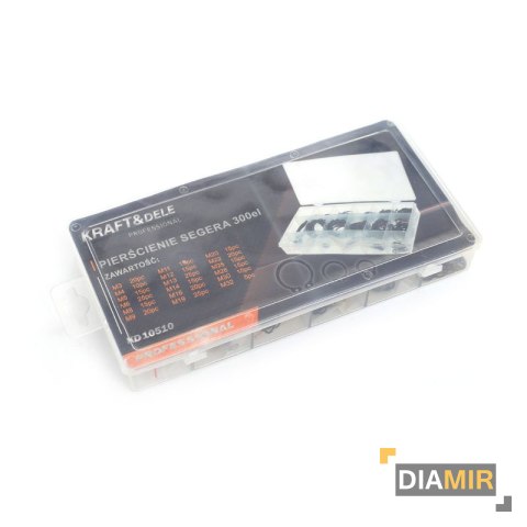 Zestaw 300el. SEGERY PIERŚCIENIE osadcze SEGERA zewnętrzne