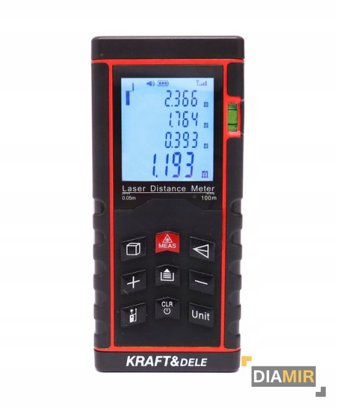 DALMIERZ LASEROWY CYFROWY miernik odległości 100m