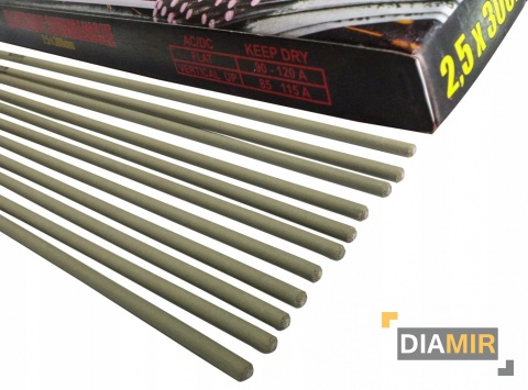 ELEKTRODY SPAWALNICZE 2,5mm 1kg RUTYLOWE