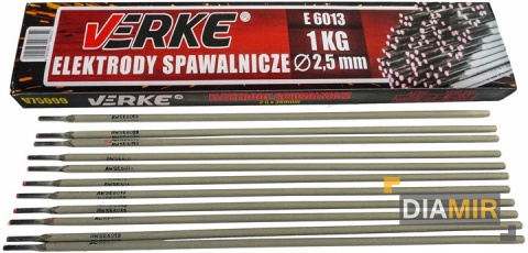 ELEKTRODY SPAWALNICZE 2,5mm 1kg RUTYLOWE