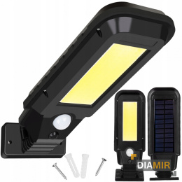 LAMPA SOLARNA uliczna 210 COB latarnia