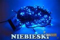 LAMPKI świetełka CHOINKOWE 500LED zewnętrzne wewnętrzne DŁUGIE 32,7m NIEBIESKIE