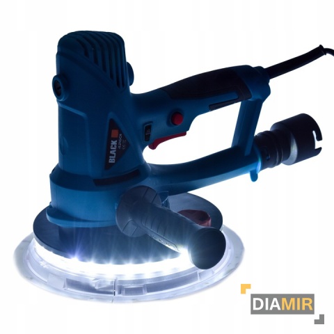 SZLIFIERKA czyszczarka DO GIPSU GŁADZI 2200W tynków LED+ 6x papier