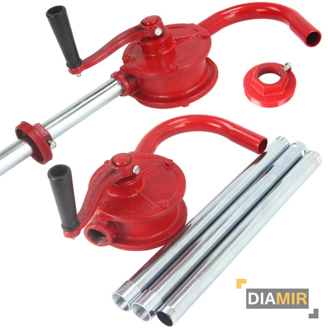 POMPA POMPKA RĘCZNA do paliwa oleju NA KORBĘ korbowa 60L/min 2,5cm