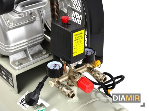 SPRĘŻARKA kompresor olejowy 100l typ V 390l/min DWUTŁOKOWA 2700W