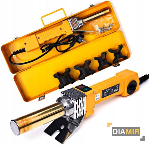 ZGRZEWARKA TRZPIENIOWA doczołowa 1950W 230V 50Hz 300°C walizka