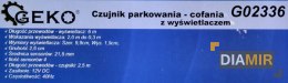 CZUJNIKI PARKOWANIA cofania z wyświetlaczem + 4 sensory ZESTAW do montażu