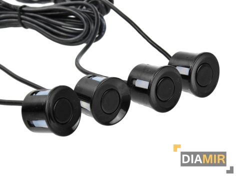 CZUJNIKI PARKOWANIA cofania z wyświetlaczem + 4 sensory ZESTAW do montażu