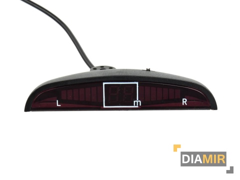 CZUJNIKI PARKOWANIA cofania z wyświetlaczem + 4 sensory ZESTAW do montażu