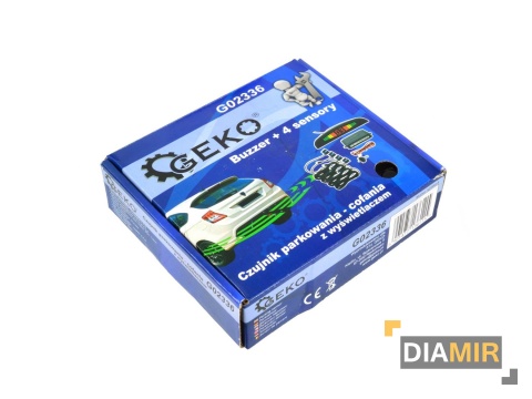 CZUJNIKI PARKOWANIA cofania z wyświetlaczem + 4 sensory ZESTAW do montażu