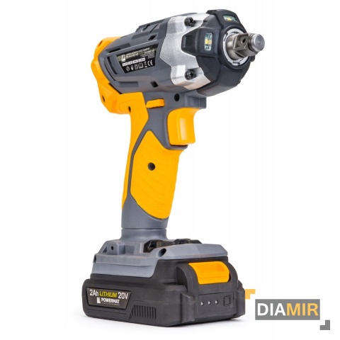 KLUCZ UDAROWY AKUMULATOROWY 2Ah 20V walizka LED 350Nm 1/2"