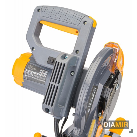 PIŁA UKOŚNA 2000W ukośnica z posuwem 210mm LASER UKOSOWA