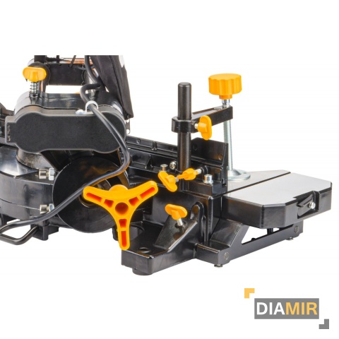 PIŁA UKOŚNA 2000W ukośnica z posuwem 210mm LASER UKOSOWA