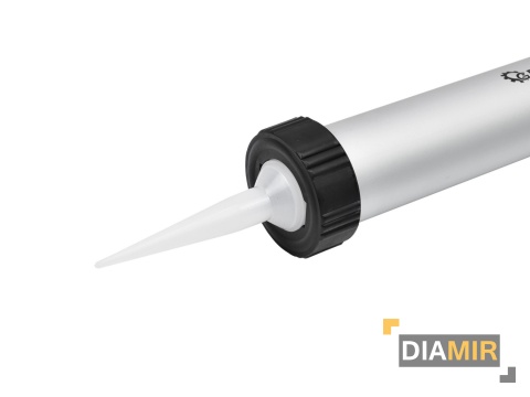 WYCISKACZ aluminiowy DO FUG fugownica mas szpachlowych + końcówki