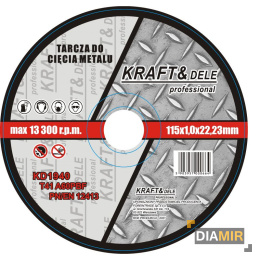 Zestaw 25 szt x TARCZA DO cięcia METALU 125mm 1,2mm płaska