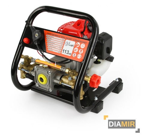 Opryskiwacz spalinowy 12L/min do zbiornika + 3x WĄŻ +lanca
