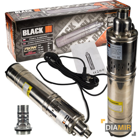 POMPA śrubowa 1" GŁĘBINOWA WYSOKOCIŚNIENIOWA 750W