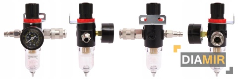 REDUKTOR filtr CIŚNIENIA odwadniacz z filtrem 1/4"