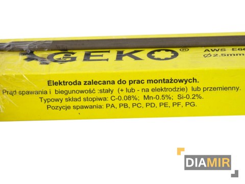 Elektrody spawalnicze RÓŻOWE 2,5x300mm 2,5kg
