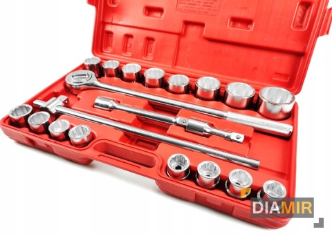 KLUCZE NASADOWE 3/4'' 19-50mm TIR 21el. 12-kątne