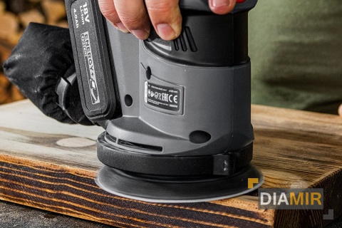 SZLIFIERKA czyszczarka MIMOŚRODOWA 125 mm akumulatorowa GRAPHITE AKU