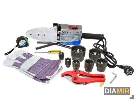 ZGRZEWARKA DO RUR PCV PP PE TYP H 1500W + ZESTAW MATRYC 16-63mm