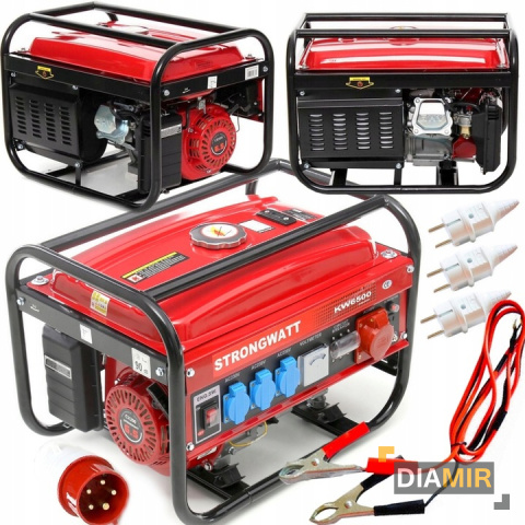 GENERATOR PRĄDOTWÓRCZY AGREGAT 2500W 230-380V 6,5 KM