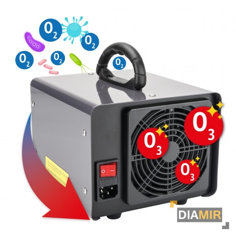 GENERATOR OZONU MOCNY 60 000 MG/H ozonator +TIMER