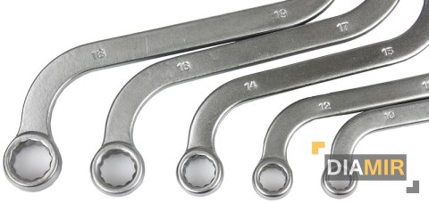 KLUCZE OCZKOWE TYP-S 6 el. 10-19mm zestaw