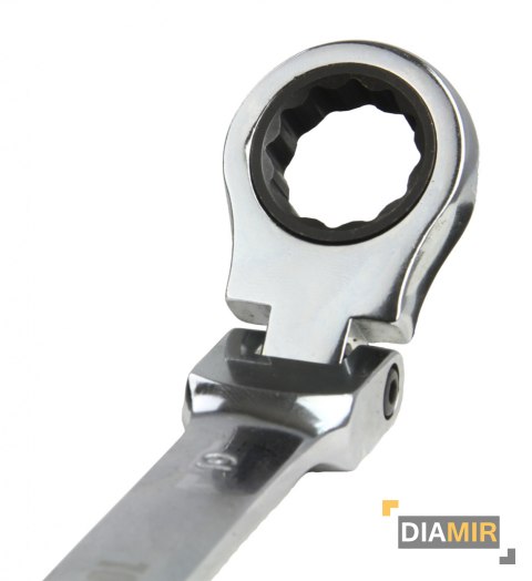 KLUCZE płasko oczkowe z GRZECHOTKA 7szt. łamane