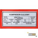 KOMPRESOR OLEJOWY sprężarka 2 tłoki 100L 530 l/min 8Bar 3000W